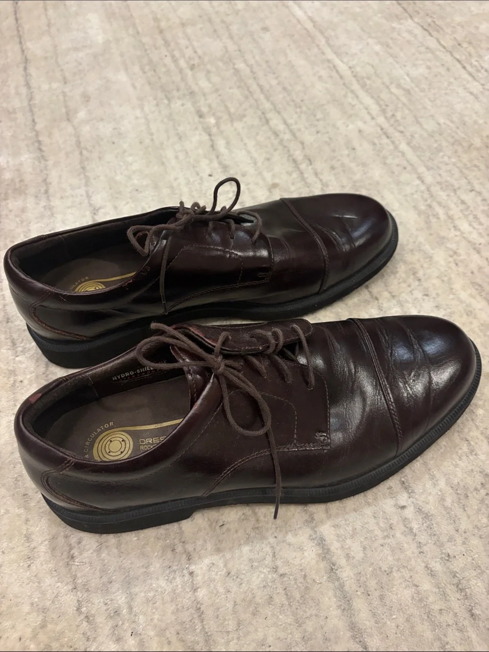 Rockport leather derby